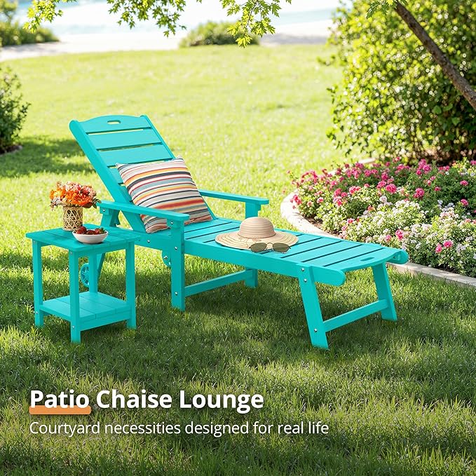 LUE BONA Chaise Lounge Chairs Set - Image 3