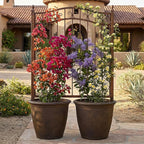 Sunnydaze 20-Inch Anjelica Large Plastic Pot - Image 8
