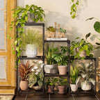 Plant Stand Indoor Plant Shelf Outdoor Metal Plant Rack - Image 3