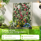 Raised Garden Bed with Trellis, 21 Gallon Self Watering Planter Box with - Image 6