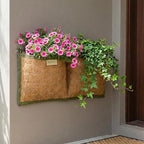 Wall Hanging Planter, 2 Pocket, Hanging herb Planter, wall Mounted Plant Holder - Image 8