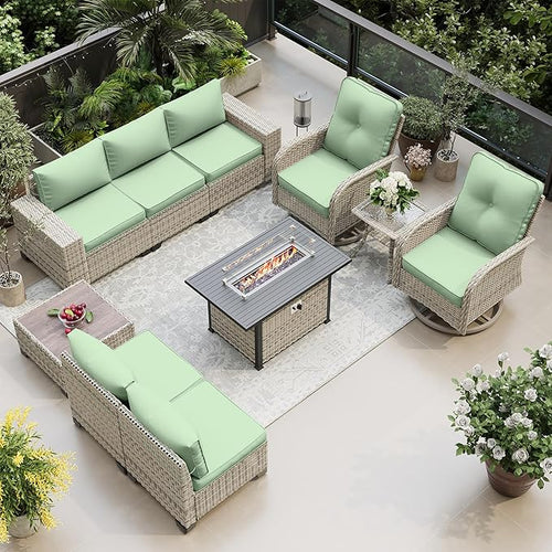 10-Piece Outdoor Patio Furniture Set by MuphyersPatioFurniture