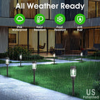 Solar Lights Outdoor, 12 Pack Waterproof Solar Landscape Lighting - Image 5