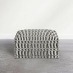 SIMPLIHOME Safford Square Pouf - Image 5