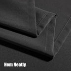 BONZER Outdoor Curtains for Patio Waterproof Thick Privacy Wide Grommet Light - Image 6