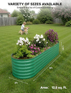 GarveeLife 2 Pcs Raised Garden Beds Outdoor 8x2x1.5 ft - Image 4