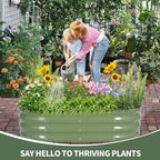 1MORE Galvanized Raised Garden Bed- Planter Garden Boxes Outdoor, Raised Beds - Image 2