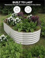 GarveeLife 2 Pcs Raised Garden Beds Outdoor 8x4x1.5 ft - Image 6