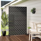 Casaphoria Metal Privacy Screen Outdoor, Palace Black - Image 3