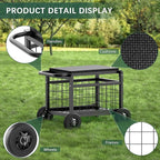 FLINTER Rolling Garden Work Seat - Image 5