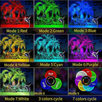 ROSHWEY Solar Outdoor Lights Waterproof, 9 Lighting Modes Halloween Christmas - Image 5