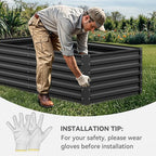 YITAHOME 6x3x2 ft 2pcs Galvanized Raised Garden Bed Kit, Large Metal Planter Box - Image 6