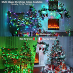 Brizled Color Changing Christmas Lights, 33ft 100 LED RGB Easter Light String - Image 3