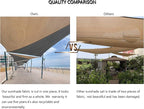 Tronssien Rectangle 12'x16' Sun Shade Sail, 95% UV Blockage Canopy Awning - Image 6