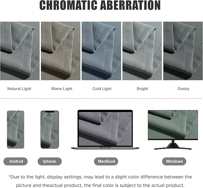 BONZER Outdoor Curtains for Patio Waterproof Thick Privacy Wide Grommet Light - Image 5