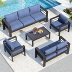 Solaste Aluminum Patio Furniture Set - Image 9