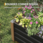 Garvee Aluminum Raised Garden Bed 4' x 2' x 16", Open-Bottom Deep Design - Image 5