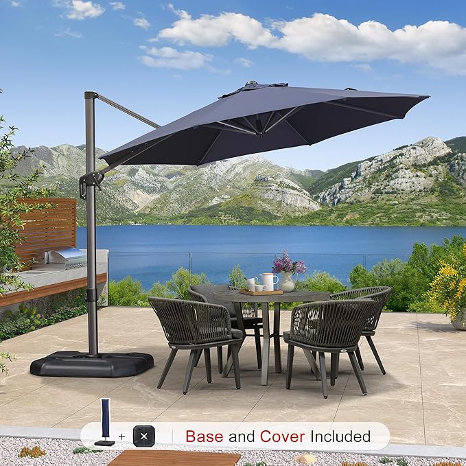 PURPLE LEAF 10 Feet Patio Umbrella - Image 2