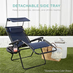 Best Choice Products 30” Wide Folding Zero Gravity Outdoor Recliner Patio - Image 8