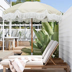 AMMSUN 6.5ft Boho Outdoor Umbrella - Image 2