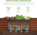 Best Choice Products 8x2x2ft Outdoor Metal Raised Garden Bed, Rectangular Deep - Image 3