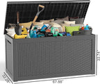 ROJIK Outdoor Storage Housing Deck Box - Image 2