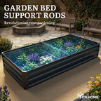 YITAHOME 6x3x1ft 2pcs Large Raised Garden Bed Kit, Galvanized Metal Planter Box - Image 7