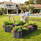 YITAHOME 17" Tall 9 in 1 Large Raised Garden Bed Kit, Outdoor Above Ground - Image 3