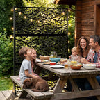 VINGLI Privacy Fence Panels, 72H’’ x 47W’’ Metal Privacy Screen Freestanding - Image 2