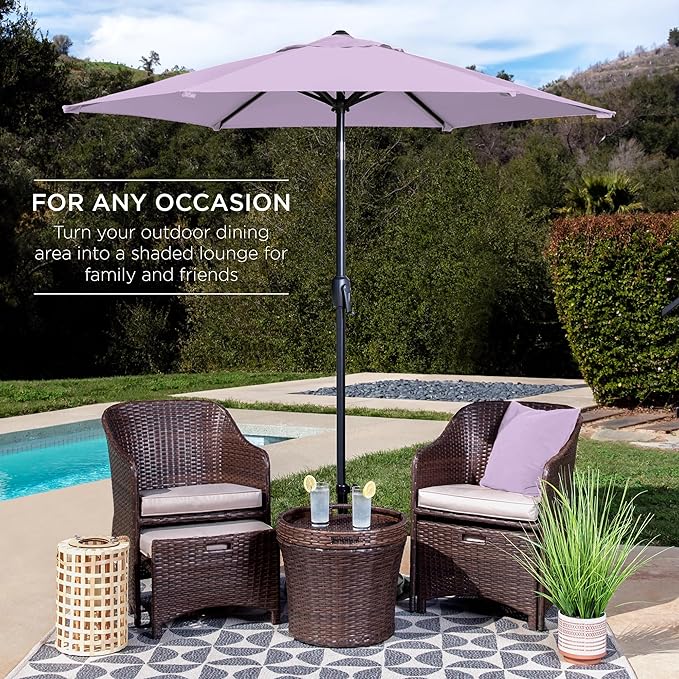 Best Choice Products 7.5ft Heavy-Duty Round Outdoor Market Table Patio Umbrella - Image 3