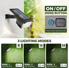 Kingsyard Solar Lights Outdoor Waterproof IP68, 47 LEDs 3 Lighting Modes USB & - Image 2