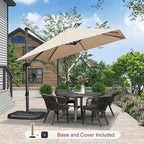 PURPLE LEAF 9'×9' Patio Umbrella - Image 2