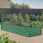 YITAHOME 72x36x18 in 2pcs Galvanized Raised Garden Bed Kit, Large Metal Planter - Image 3