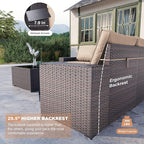 Kullavik 13PCS Outdoor Patio Furniture Set - Image 3