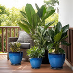8 Inch Planter - Ceramic Plant Pot - Image 7