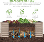 Best Choice Products 6x3x2ft Outdoor Metal Raised Garden Bed, Deep Root Box - Image 4