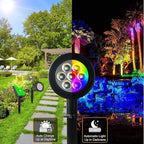 T-SUNUS RGB Solar Landscape Spotlights Christmas, Color Changing Spot Lights - Image 6