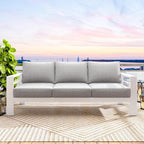 Solaste Outdoor Couch Aluminum Patio Furniture Sofa, 3-Seat All-Weather Metal - Image 6