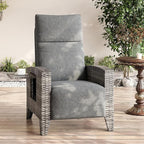 IDEALHOUSE Wicker Outdoor Recliner Reclining Patio Chairs - Image 3