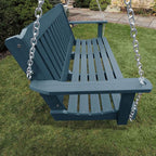 highwood AD-PORL2-NBE Lehigh Porch Swing, 4 Feet, Nantucket Blue - Image 4