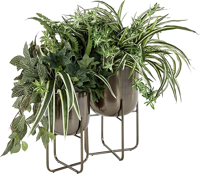 Deco 79 Metal Round Planter - Image 7