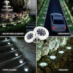 SOLPEX Solar Lights Outdoor Waterproof, 20 Pack Solar Ground Lights, Solar - Image 2