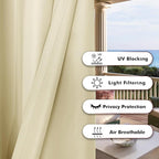 BONZER Waterproof Indoor/Outdoor Curtains - Image 4
