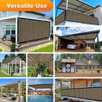 Artpuch Outdoor Pergola Shade Cover 4x11 FT Sun Shade Cloth - Image 6