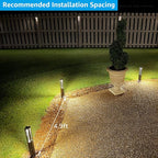 LEONLITE 12-Pack Low Voltage Path Lights, 3W LED Landscape Pathway Lights - Image 6