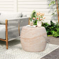 Christopher Knight Home Jayme 20.25" Indoor Outdoor Oval Accent Side Table by ChristopherKnightHome