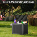 Outdoor Storage Box, Resin Deck Boxes Indoor and outdoor, Waterproof Storage - Image 8