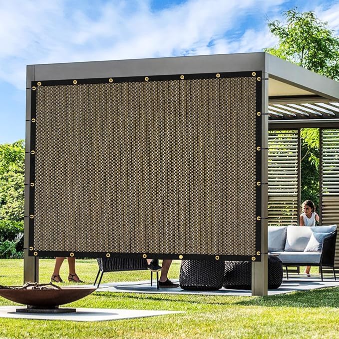 Artpuch Outdoor Pergola Shade Cover 4x11 FT Sun Shade Cloth by Artpuch