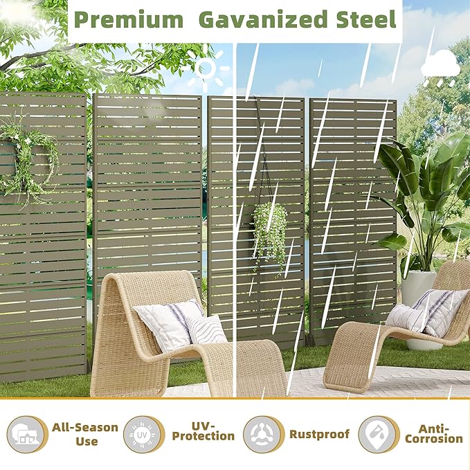 Casaphoria Metal Privacy Screen Outdoor - Image 4