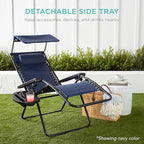 Best Choice Products Folding Zero Gravity Outdoor Recliner Patio Lounge Chair - Image 8